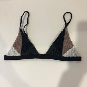 Skye swimwear beaded bikini top